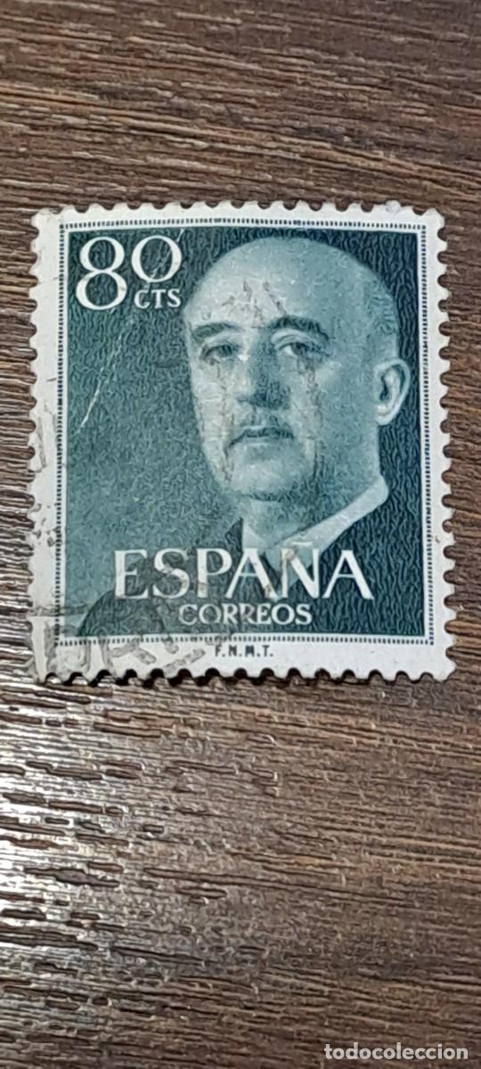Sellos: SELLO ESPA&Ntilde;A - FRANCO 80 CENTIMOS - Foto 1