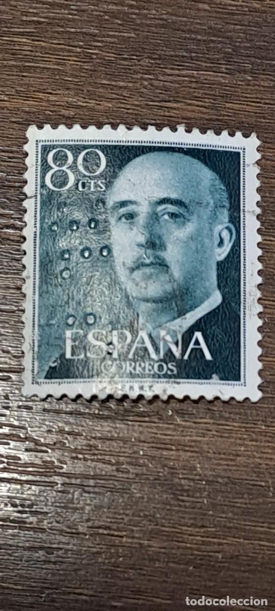 Sellos: SELLO ESPA&Ntilde;A - FRANCO 80 CENTIMOS - Foto 1