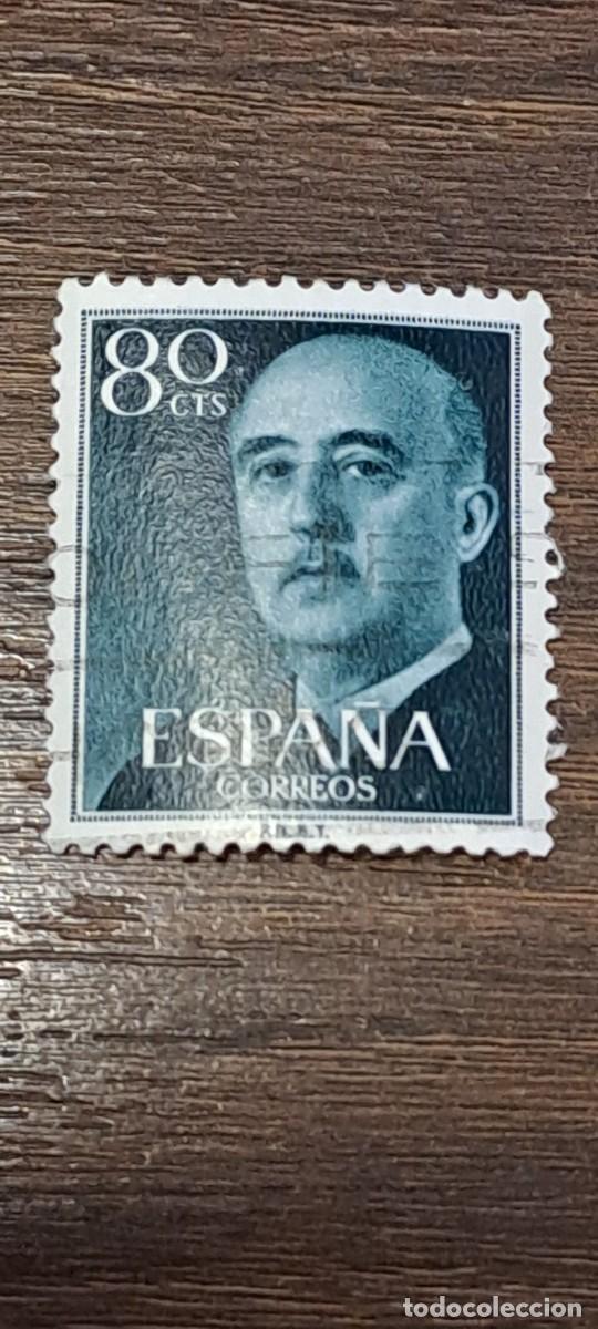 Sellos: SELLO ESPA&Ntilde;A - FRANCO 80 CENTIMOS - Foto 1
