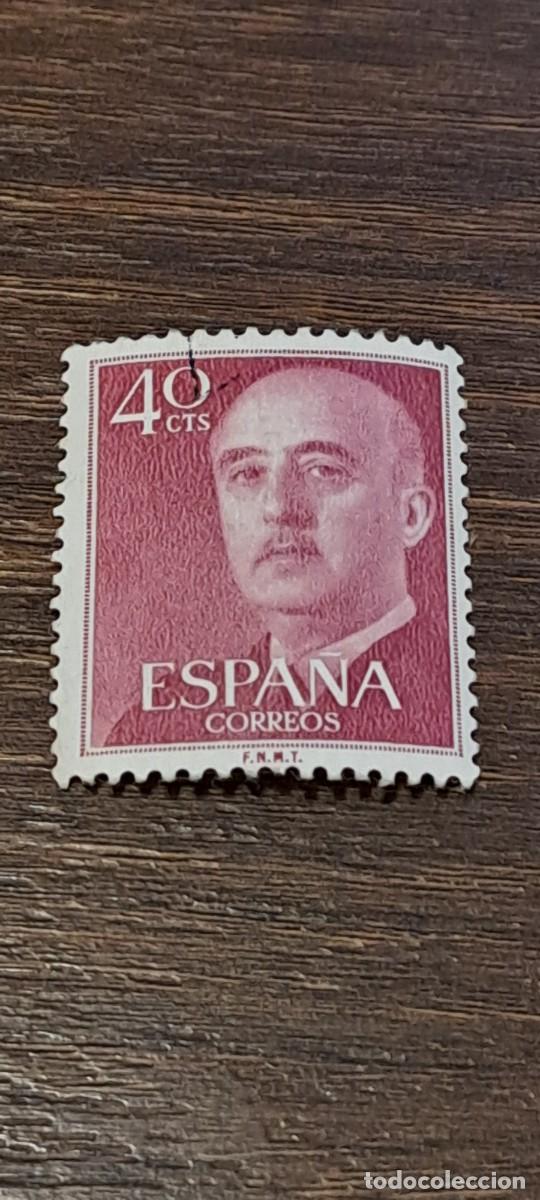 Sellos: SELLO ESPA&Ntilde;A - FRANCO 40 CENTIMOS - Foto 1