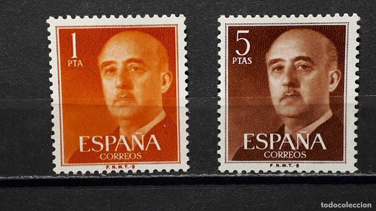 Sellos: ESPA&Ntilde;A. A&Ntilde;O 1960 * *. EDIFIL 1290/1 - Foto 1