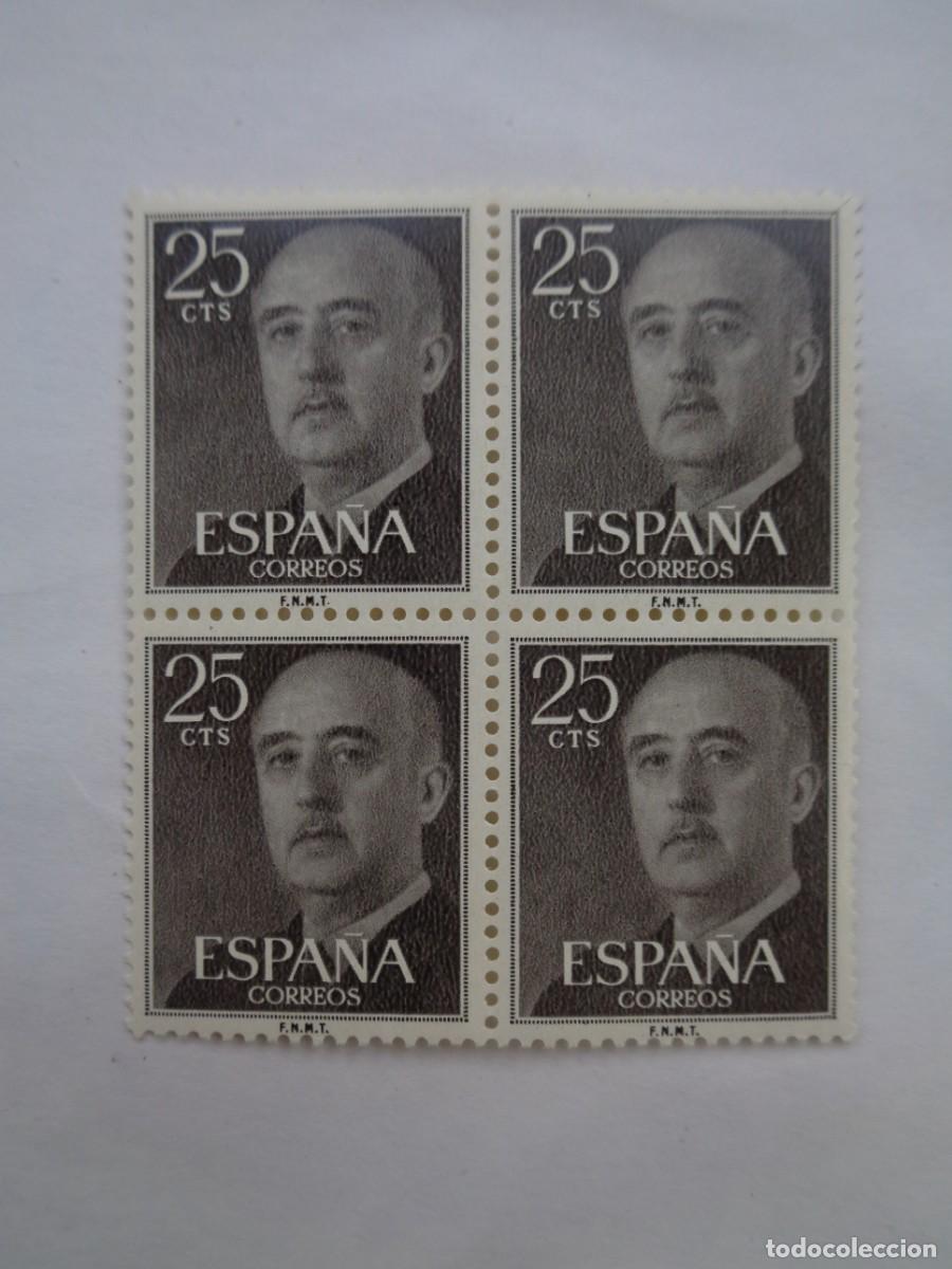 Stamps: LOTE DE 4 SELLOS DE FRANCO EN BLOQUE , DE 25 CETMOS , NUEVOS SIN USAR