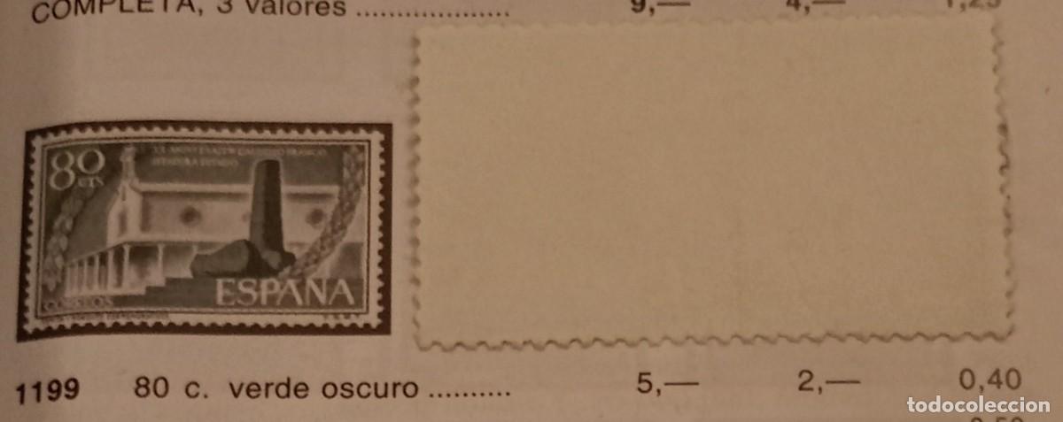 Sellos: Espa&ntilde;a 1956, Edifil 1199 80c, usado - Foto 2