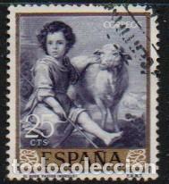 Sellos: EDIFIL 1270, MURILLO: EL BUEN PASTOR, USADO - Foto 1