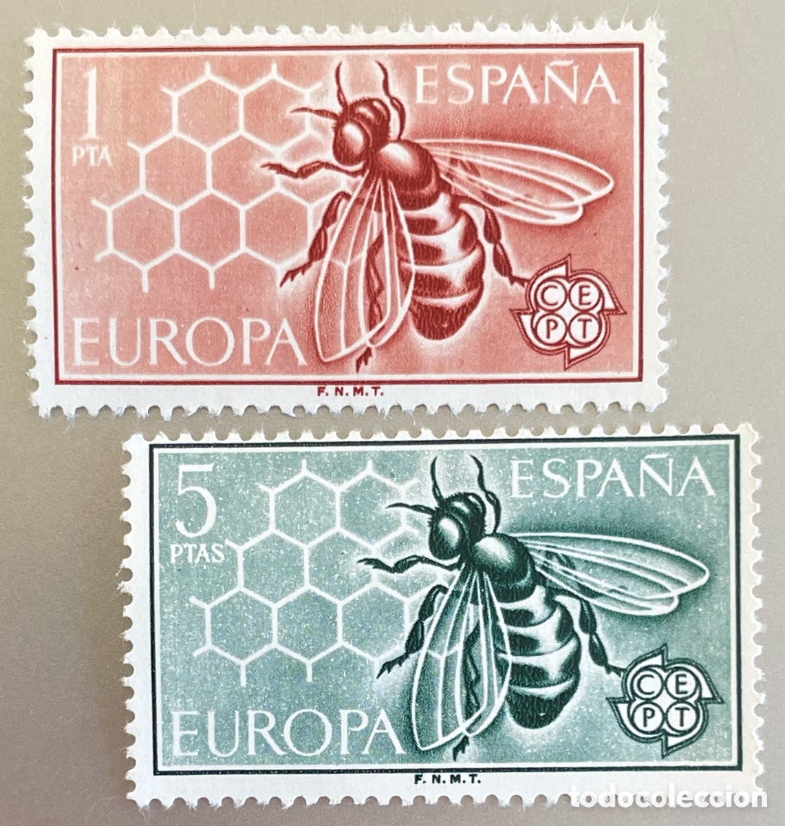 Sellos: Espa&ntilde;a. Europa CEPT. 1962 - Foto 1