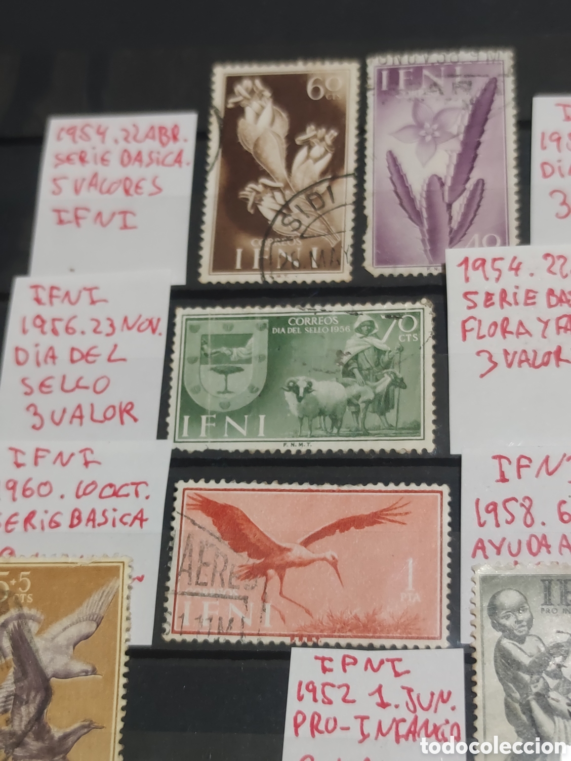 Sellos: Lote de sellos IFNI. Varios. - Foto 2