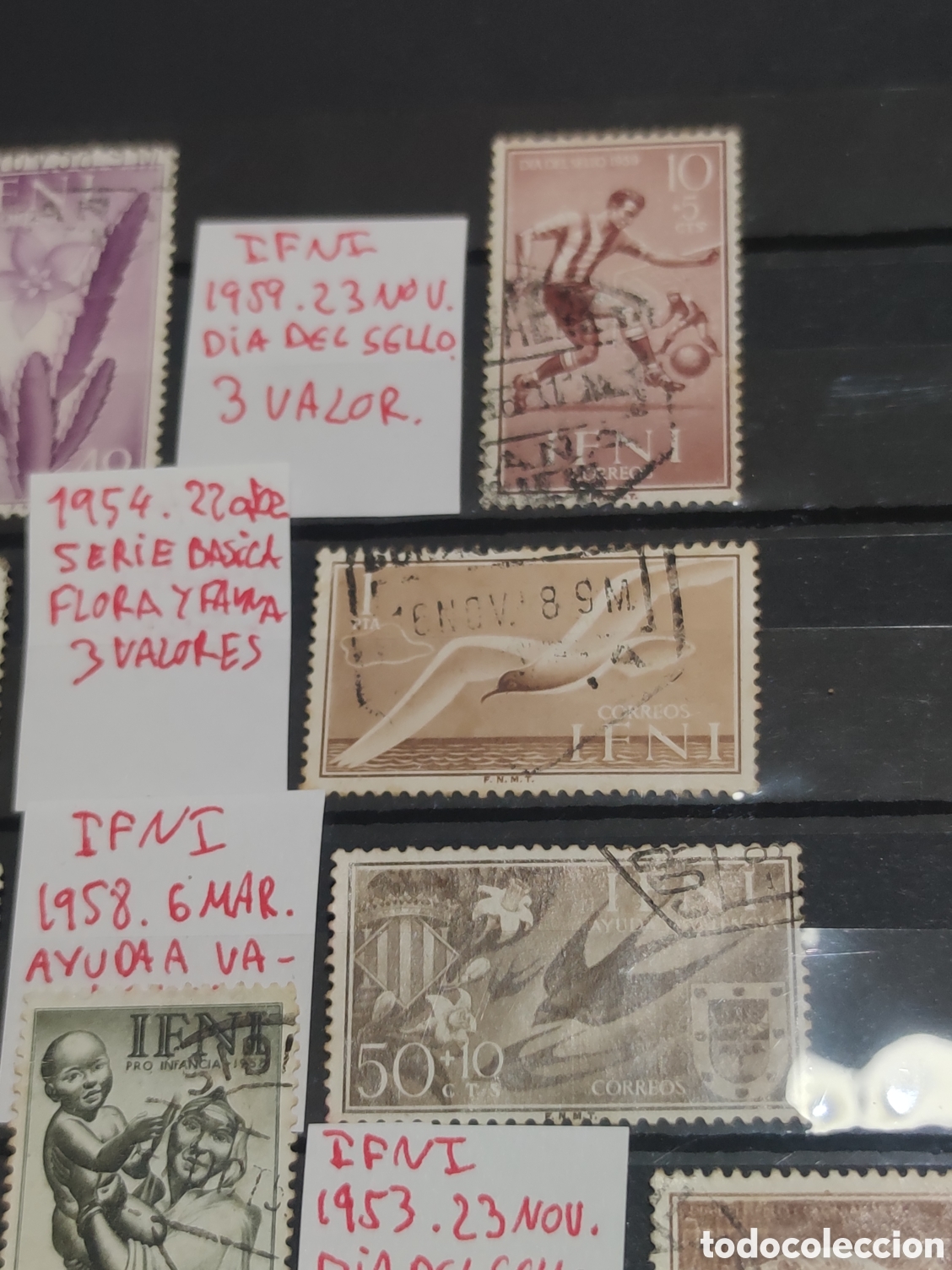 Sellos: Lote de sellos IFNI. Varios. - Foto 3