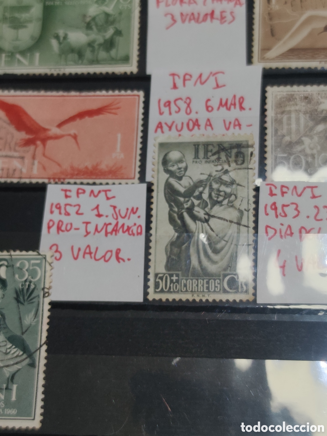 Sellos: Lote de sellos IFNI. Varios. - Foto 4