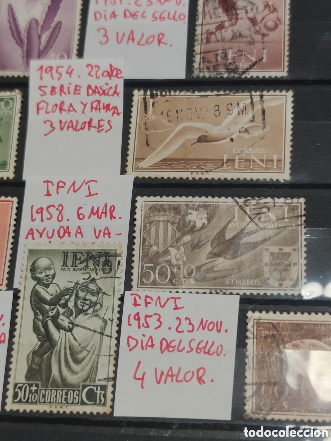 Sellos: Lote de sellos IFNI. Varios. - Foto 5