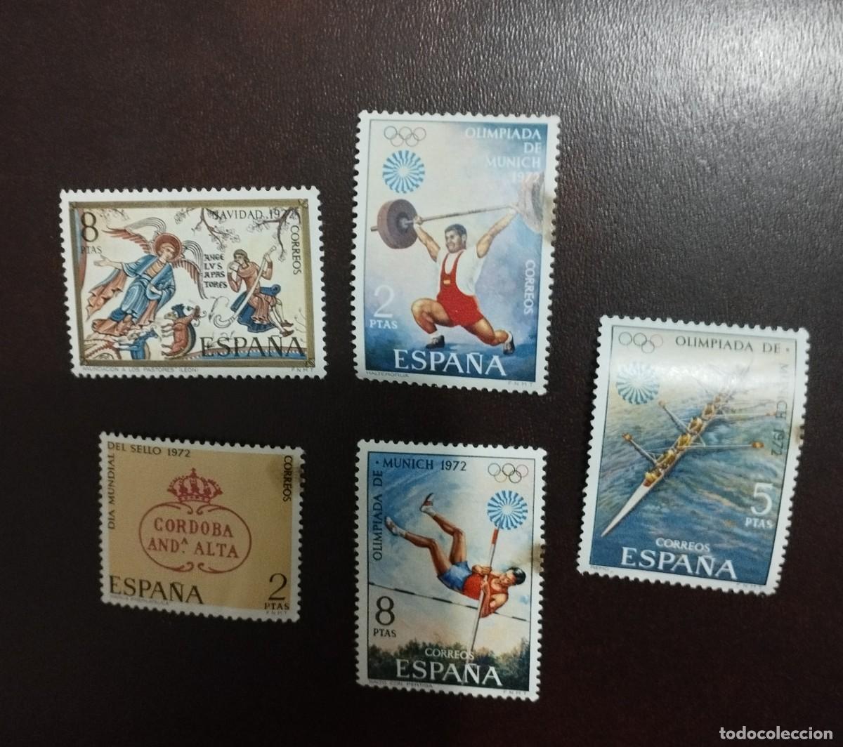 Sellos: Lote de 9 sellos nuevos de 1972 - Foto 3