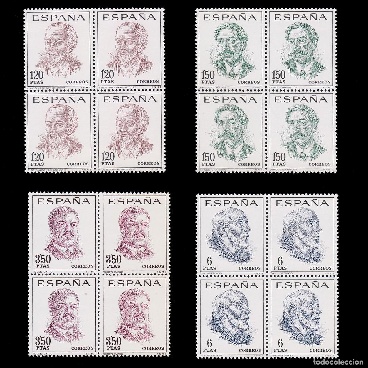 Sellos: Espa&ntilde;a.1967.CELEBRIDADES.Nuevo**.Blq4.Edifil 1830-1833