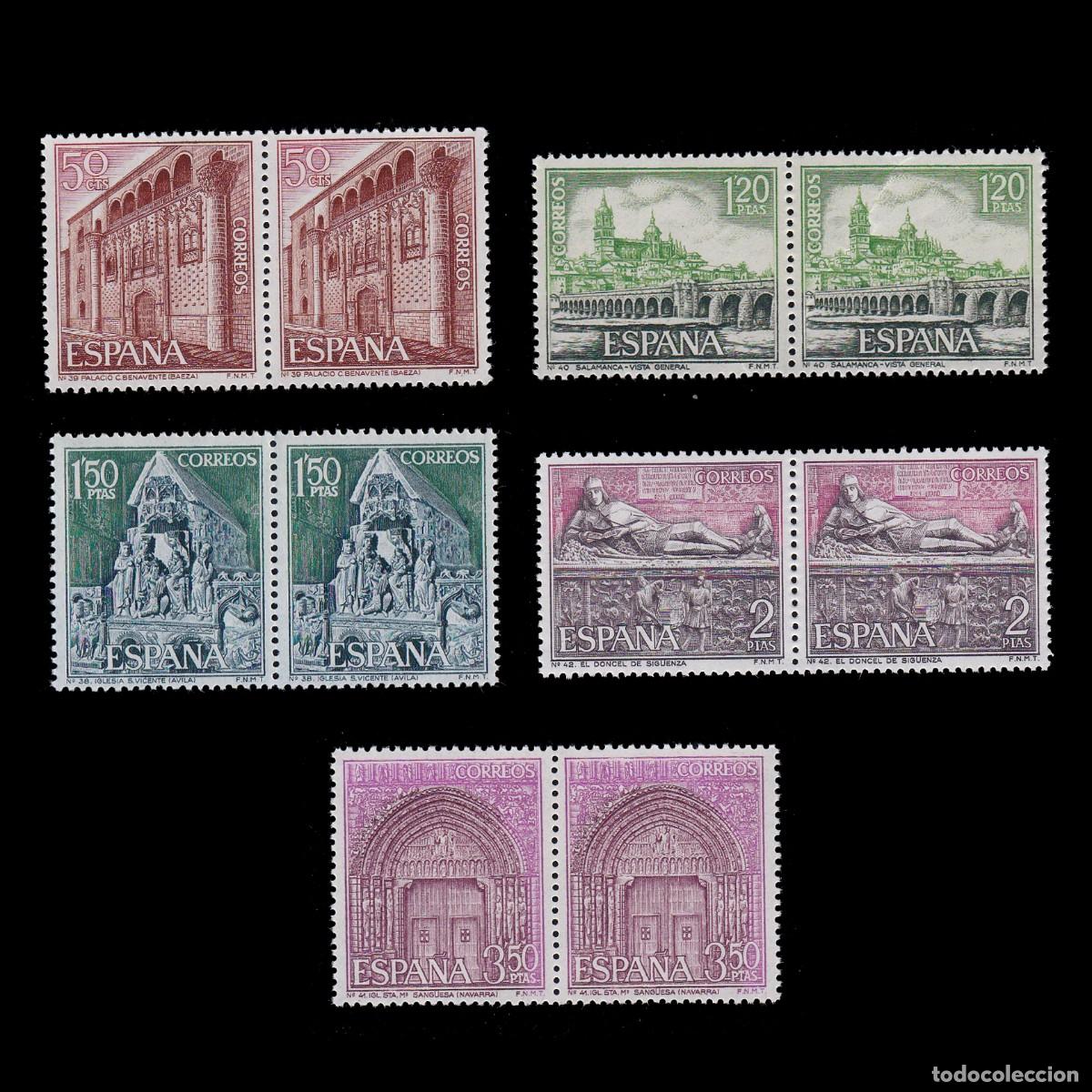Sellos: Espa&ntilde;a.1968.SERIE TUR&Iacute;STICA.BLQ2.Nuevo**.Edifil 1875-1879