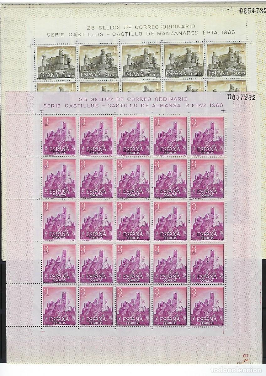 Sellos: ESPA&Ntilde;A. A&ntilde;o 1966. Castillos de Espa&ntilde;a. - Foto 2