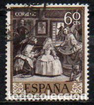 Sellos: Edifil n&ordm; 1241, Vel&aacute;zquez: Las meninas, usado - Foto 1