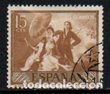 Sellos: Edifil 1211, Goya: la librera de Carretas, usado - Foto 1