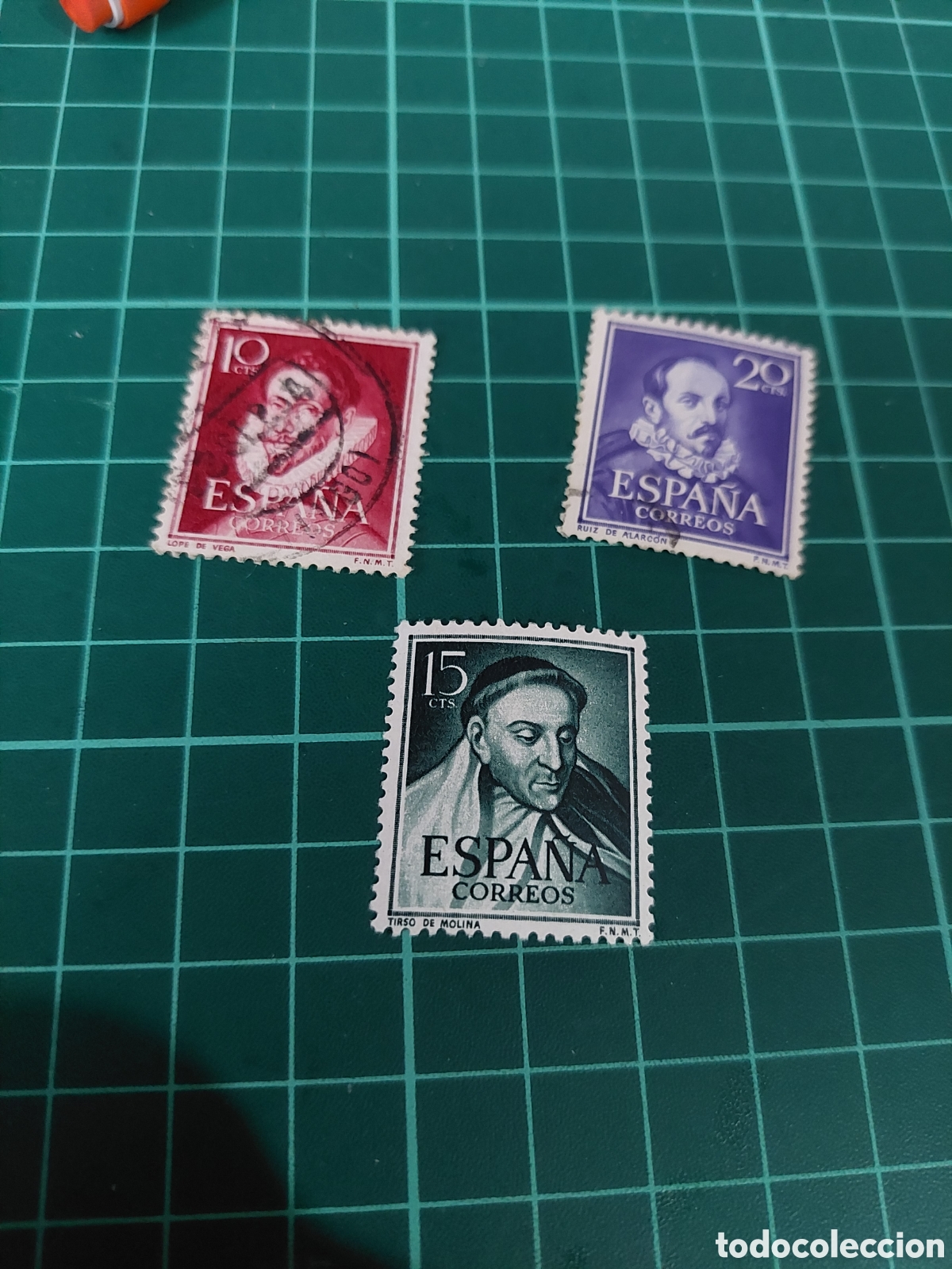 Sellos: 1950 Espa&ntilde;a personajes - Foto 1