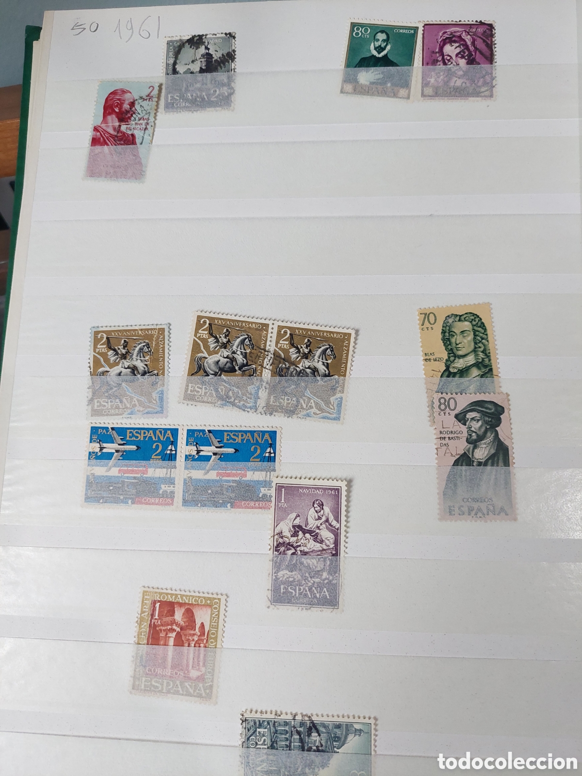Sellos: USADOS 1961 ESPA&Ntilde;A LOTE Ver - Foto 1