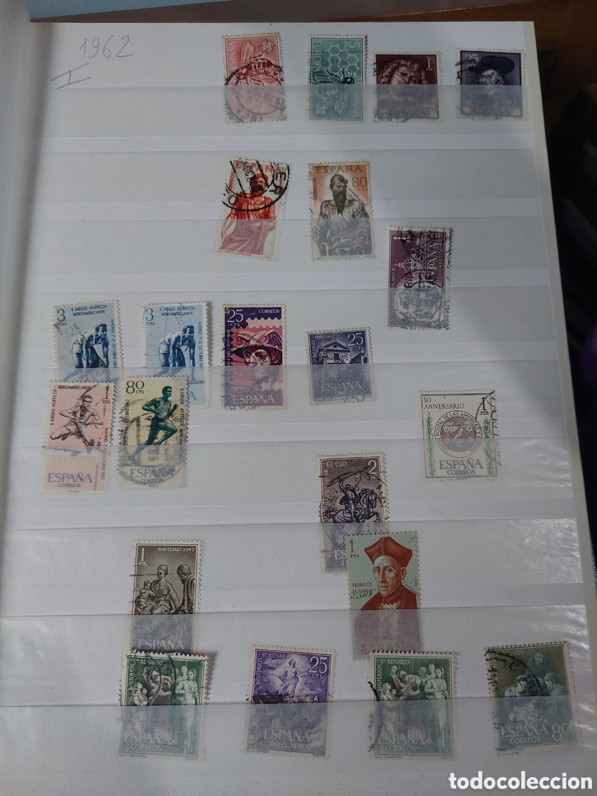 Sellos: 1962 LOTE sellos usados Espa&ntilde;a - Foto 1