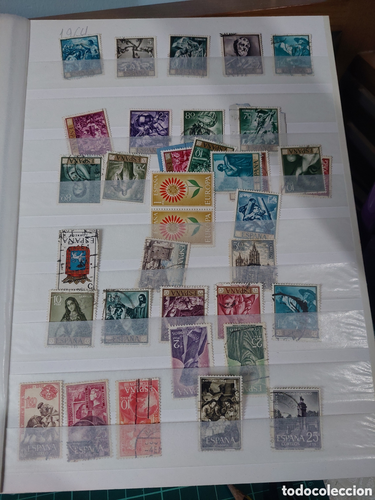 Sellos: ESPA&Ntilde;A 1864 LOTES SELLOS USADOS - Foto 1