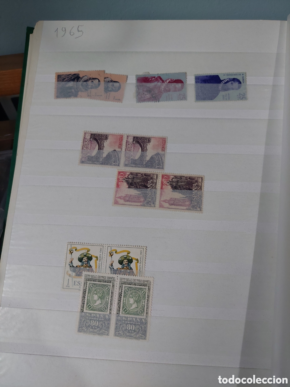 Sellos: 1965 /Segundo centenario USADOS ESPA&Ntilde;A - Foto 1