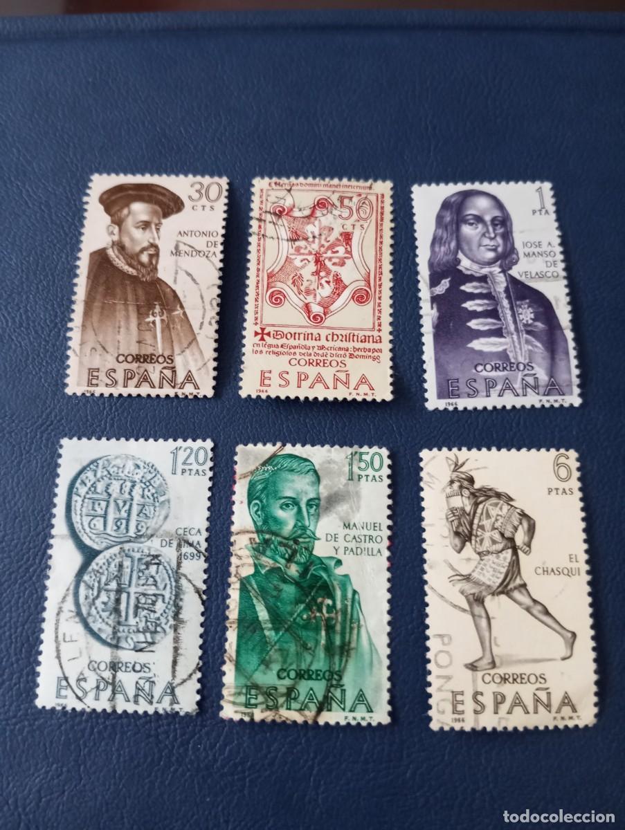 Sellos: ESPA&Ntilde;A, 1966, FORJADORES - Foto 1
