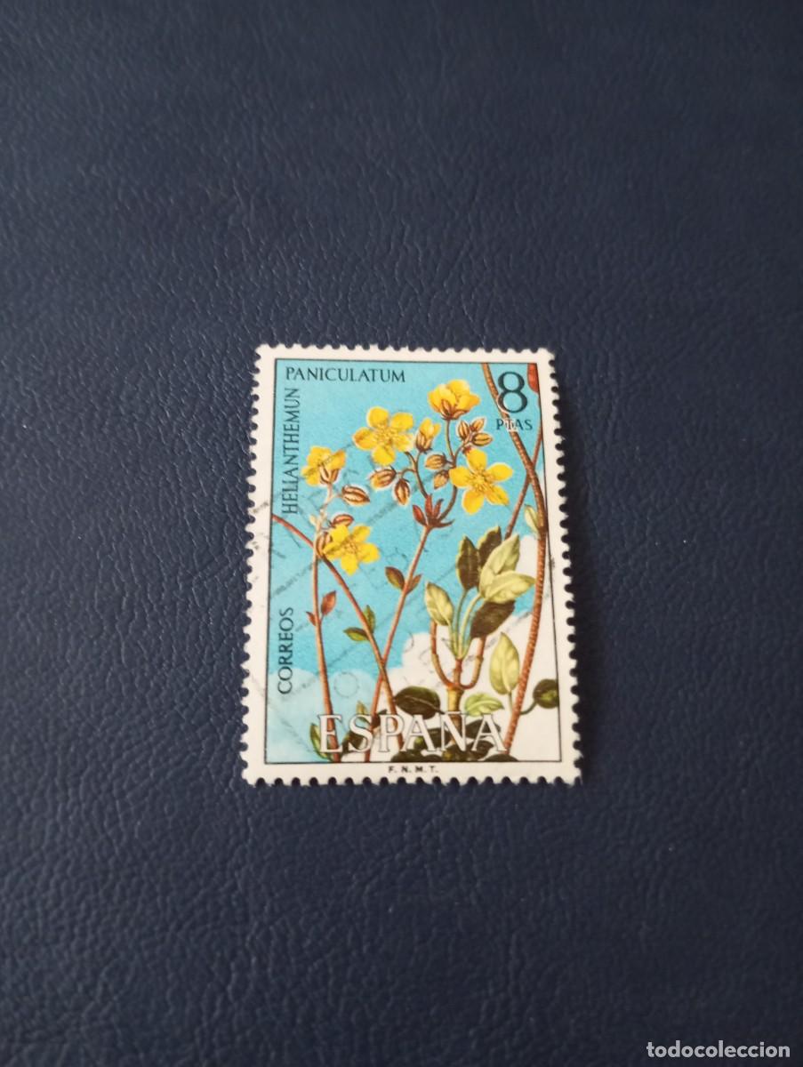 Sellos: ESPA&Ntilde;A, 1974, FLORA, HELLANRHEMUM PANICULARUM - Foto 1