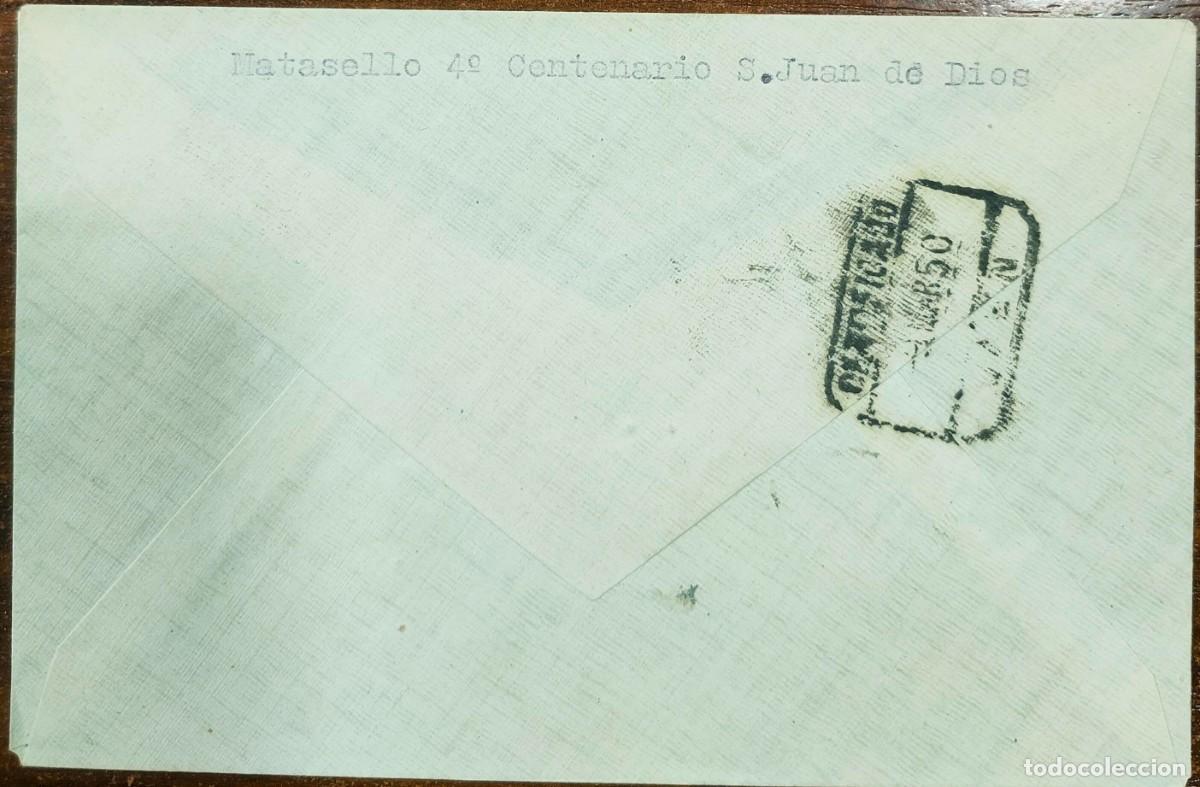 Sellos: 1950. MADRID A JAEN. MATASELLO PRIMER D&Iacute;A. - Foto 2