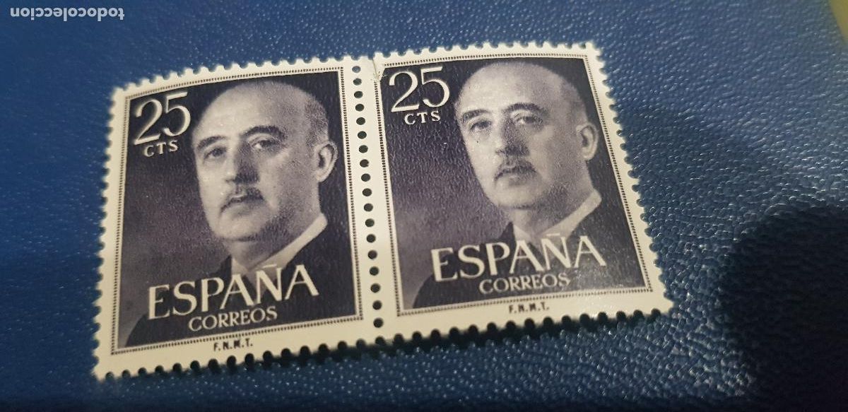 Sellos: ESPA&Ntilde;A 1955-56 GENERAL FRANCO - Foto 1