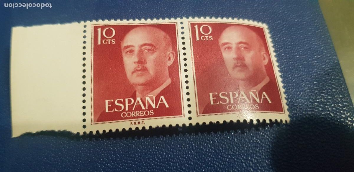 Sellos: ESPA&Ntilde;A 1955-56 GENERAL FRANCO - Foto 1