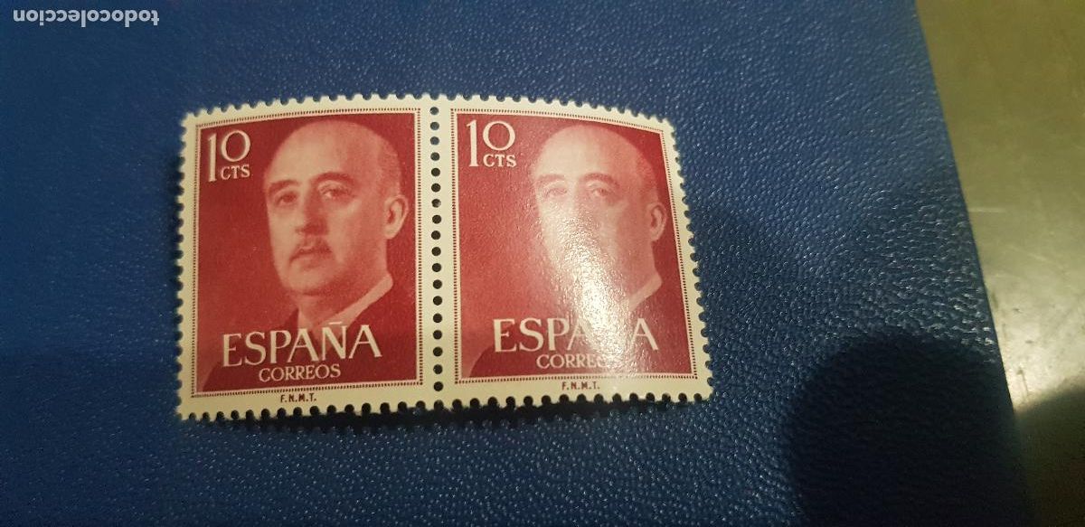 Sellos: ESPA&Ntilde;A 1955-56 GENERAL FRANCO - Foto 1