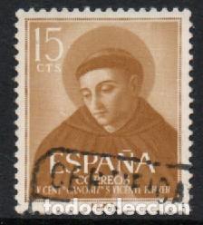 Sellos: Edifil 1183, V centenario de San Vicente Ferrer, usado - Foto 1