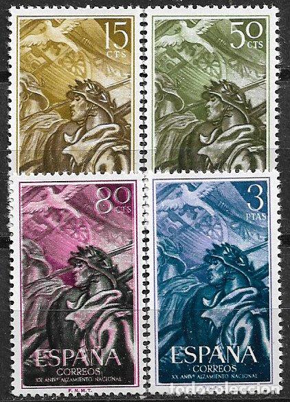 Sellos: 1956 XX Aniversario Alzamiento Nacional, Edifil n&ordm; 1087 / 0 * *