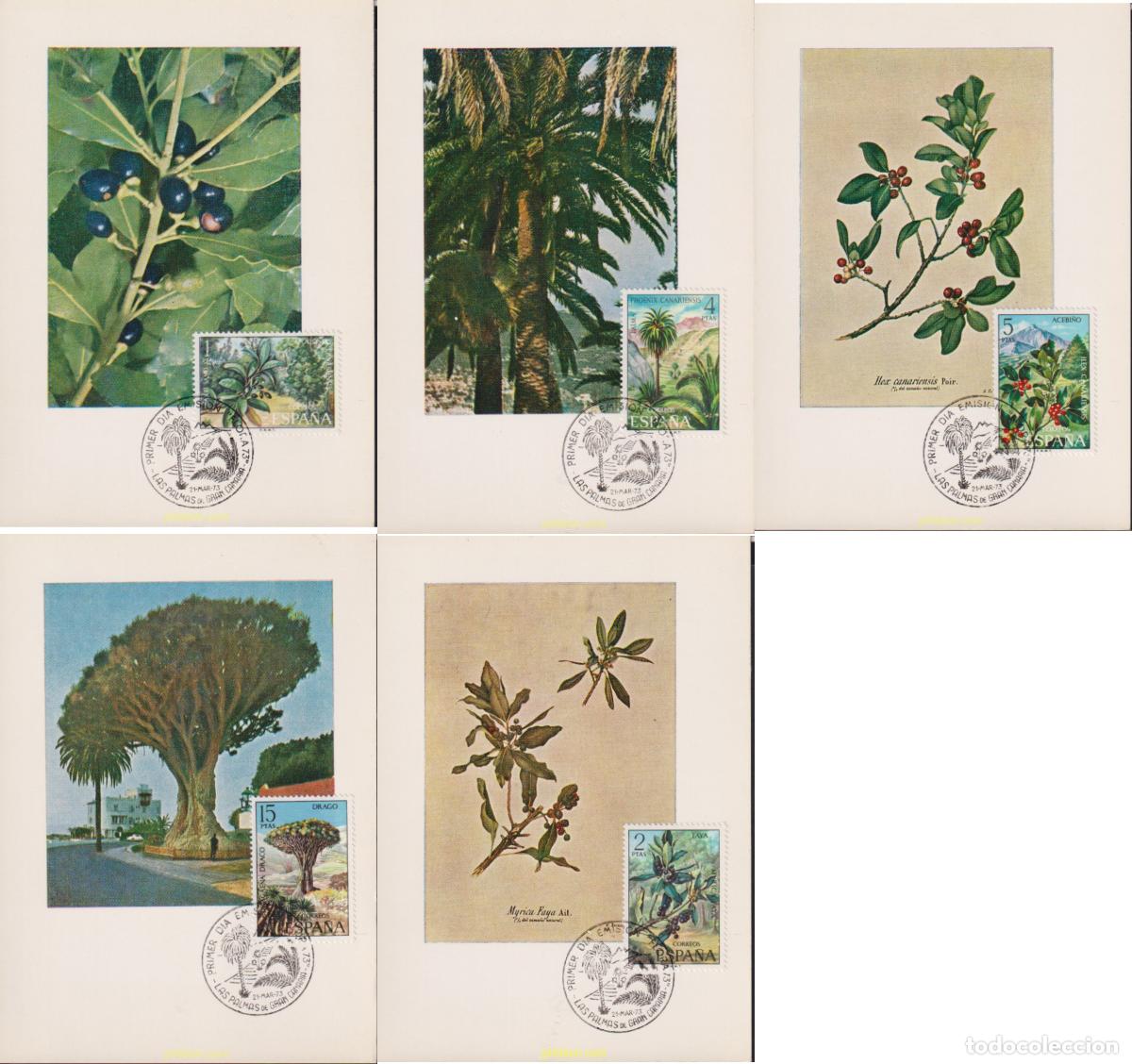Sellos: 615536 MNH ESPA&Ntilde;A 1973 FLORA - Foto 1