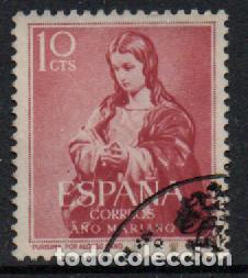 Sellos: Edifil 1132, Virgen Inmaculada (Alonso Cano) usado - Foto 1