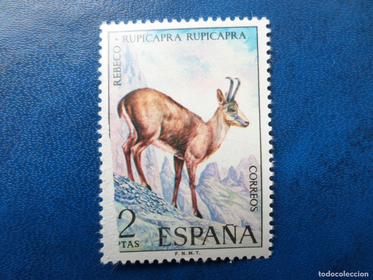 Timbres: 1972, fauna hispanica, rebeco, edifil 2103