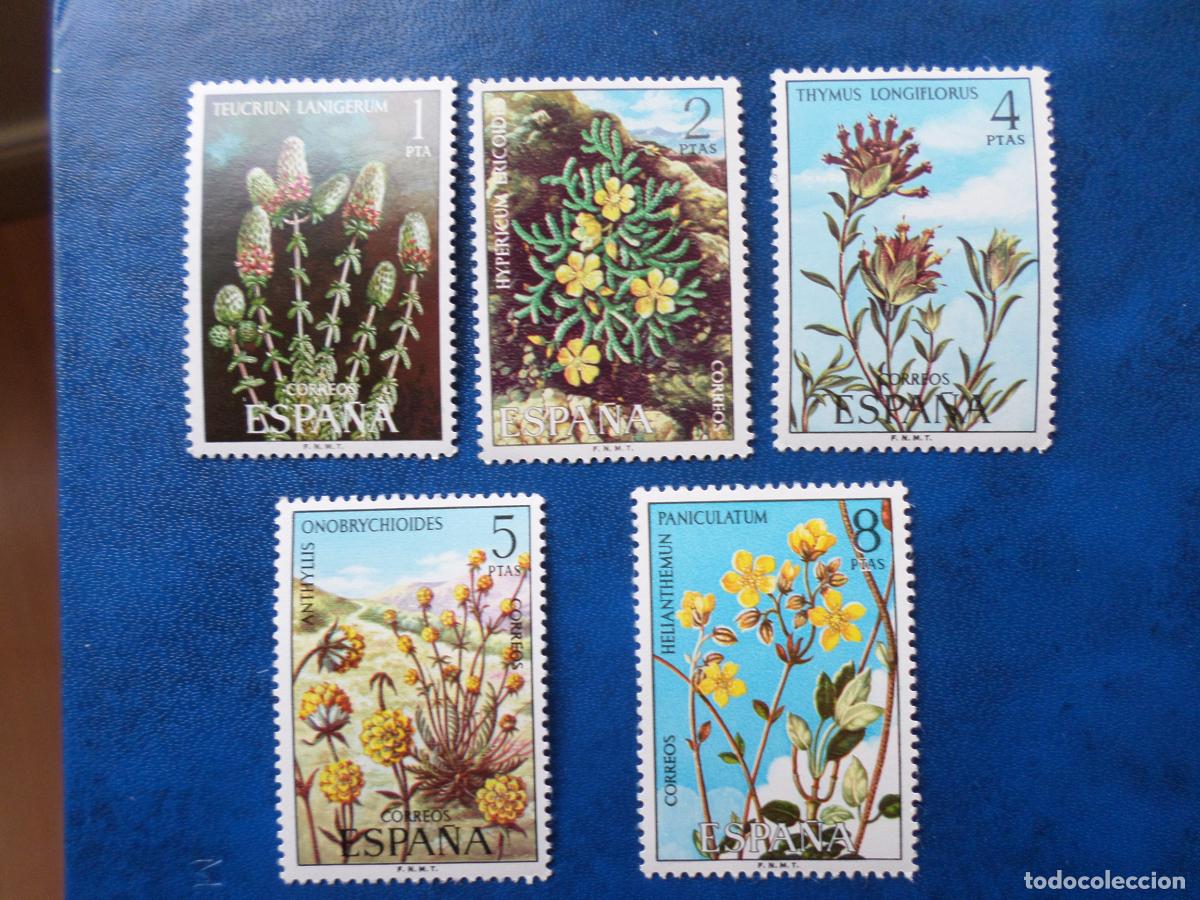 Sellos: 1974, flora, edifil 2220/24
