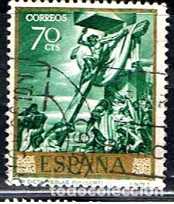 Sellos: ESPA&Ntilde;A // EDIFIL 1712 // 1966 ... USADO - Foto 1