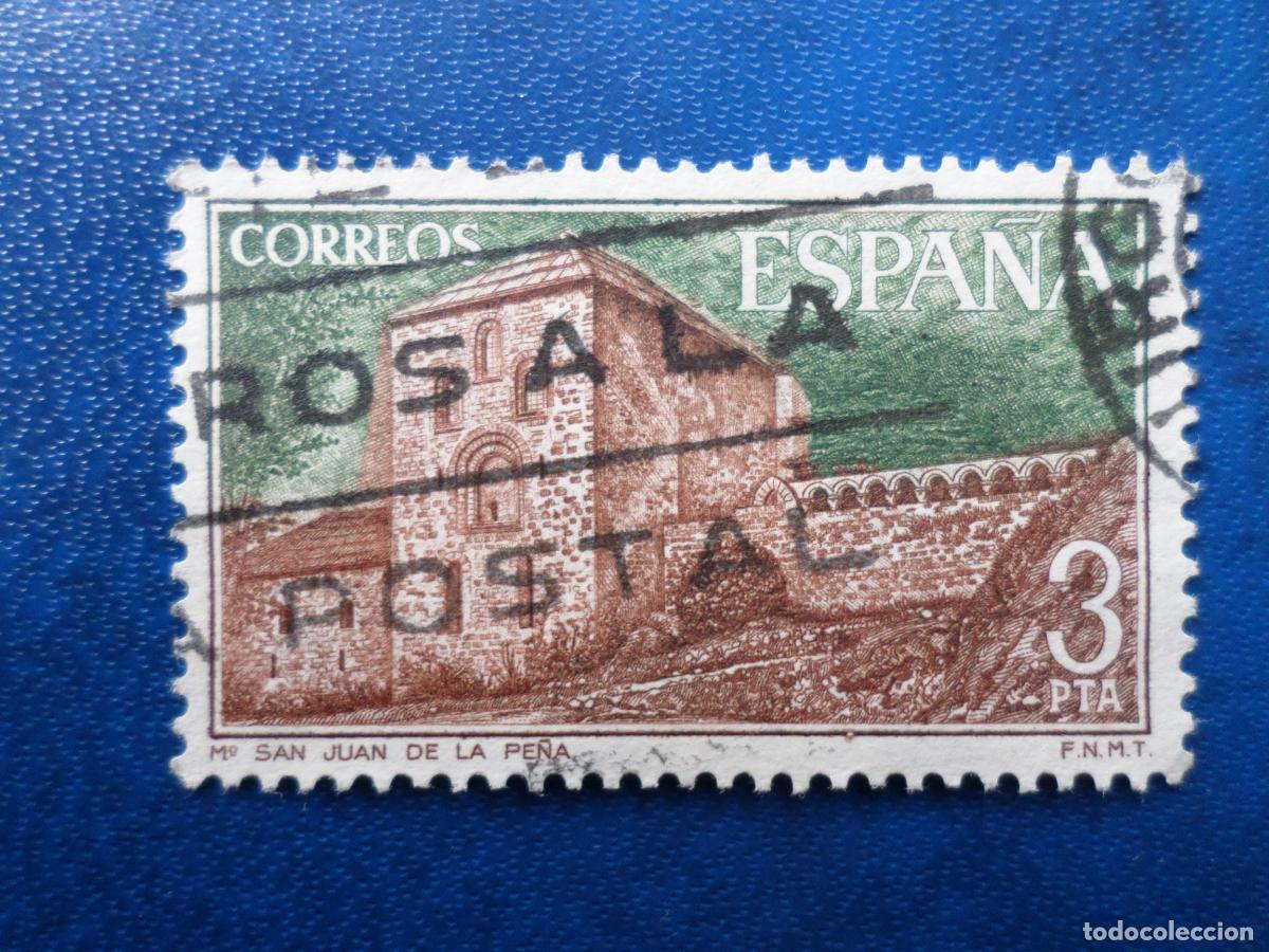 Sellos: 1975, monasterio de san jun de la pe&ntilde;a, edifil 2297 - Foto 1