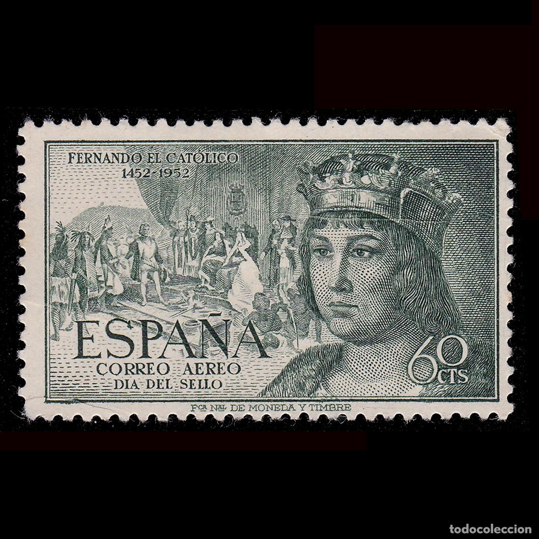 Sellos: ESPA&Ntilde;A.1952.CENT.FERNANDO CAT&Oacute;LICO.60c Nuevo*.Edifil 1111 + OBSEQUIO
