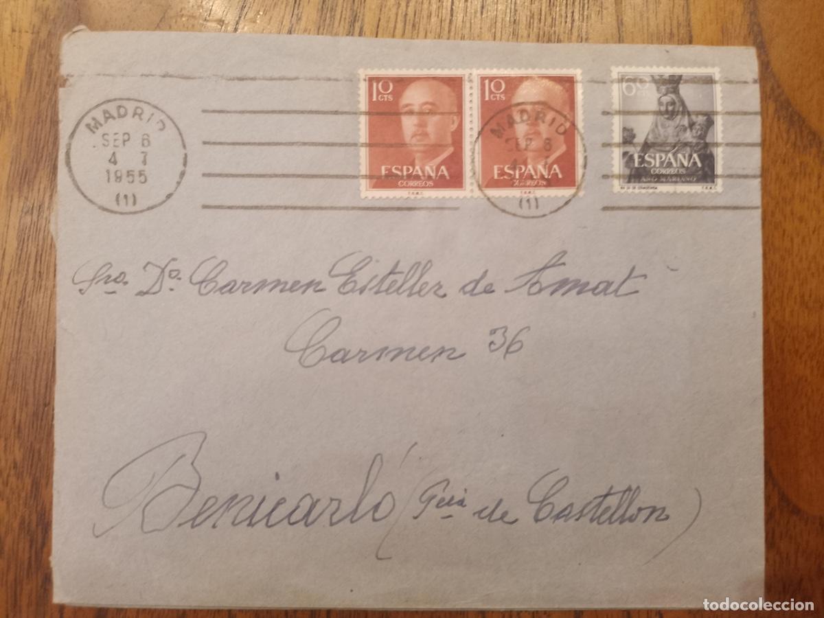 Sellos: FRANCO MADRID 1955 VIRGEN RELIGION - Foto 1