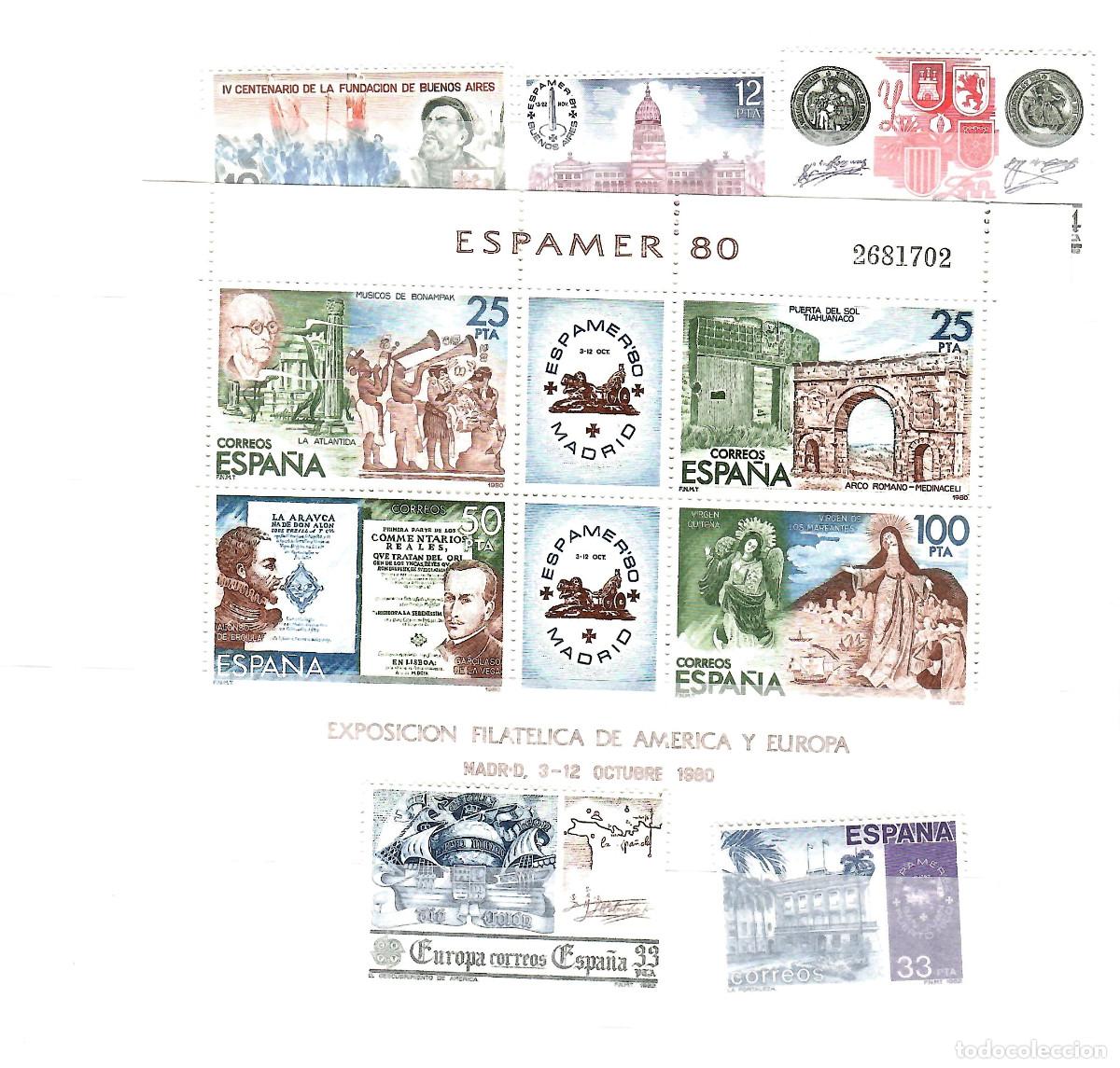 Sellos: COMPLETO LOTE DE SERIES HISPANIDAD ESPAMER - Foto 3