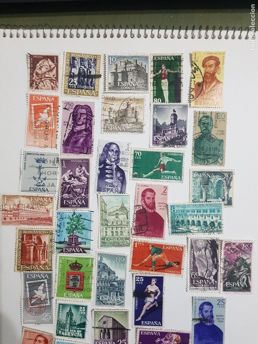 Sellos: 40 SELLOS VARIADOS DE DIFERENTES A&Ntilde;0S - Foto 2
