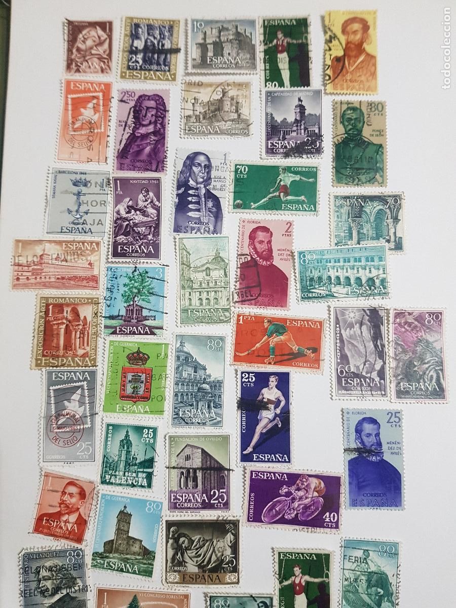 Sellos: 40 SELLOS VARIADOS DE DIFERENTES A&Ntilde;0S - Foto 7