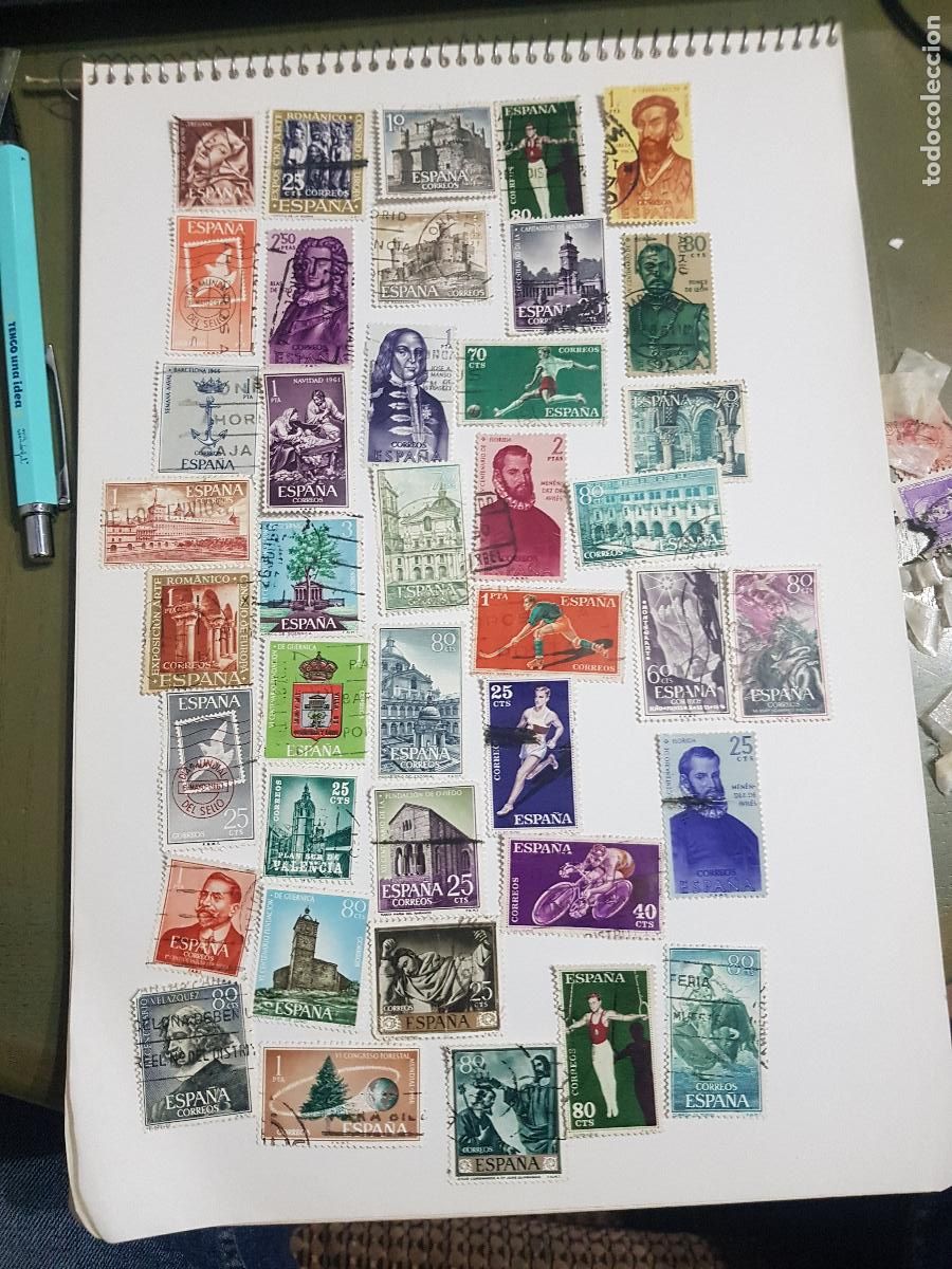 Sellos: 40 SELLOS VARIADOS DE DIFERENTES A&Ntilde;0S - Foto 8