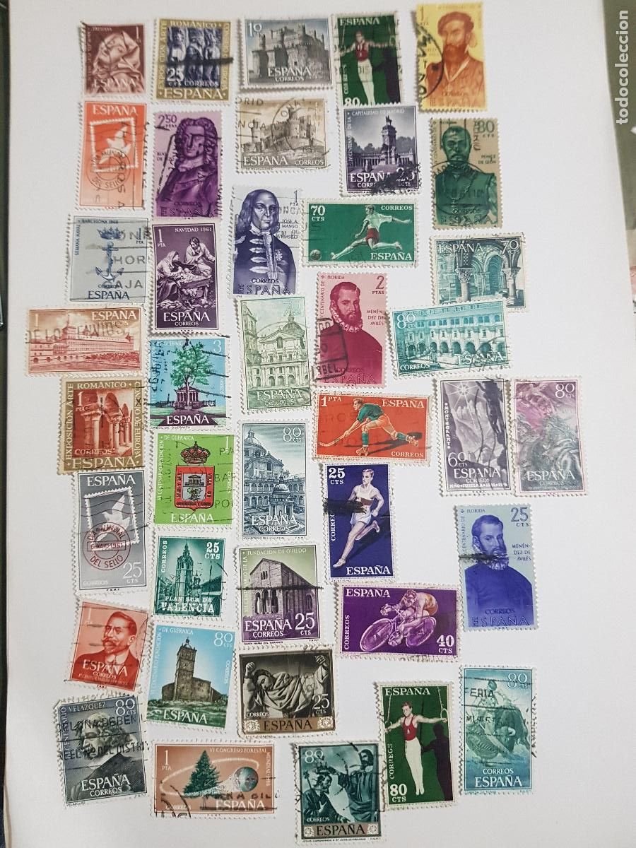 Sellos: 40 SELLOS VARIADOS DE DIFERENTES A&Ntilde;0S - Foto 1
