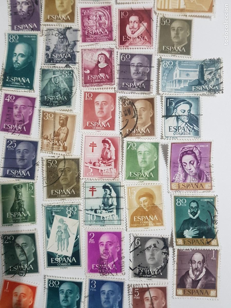 Sellos: 40 SELLOS VARIADOS DE DIFERENTES A&Ntilde;0S - Foto 3