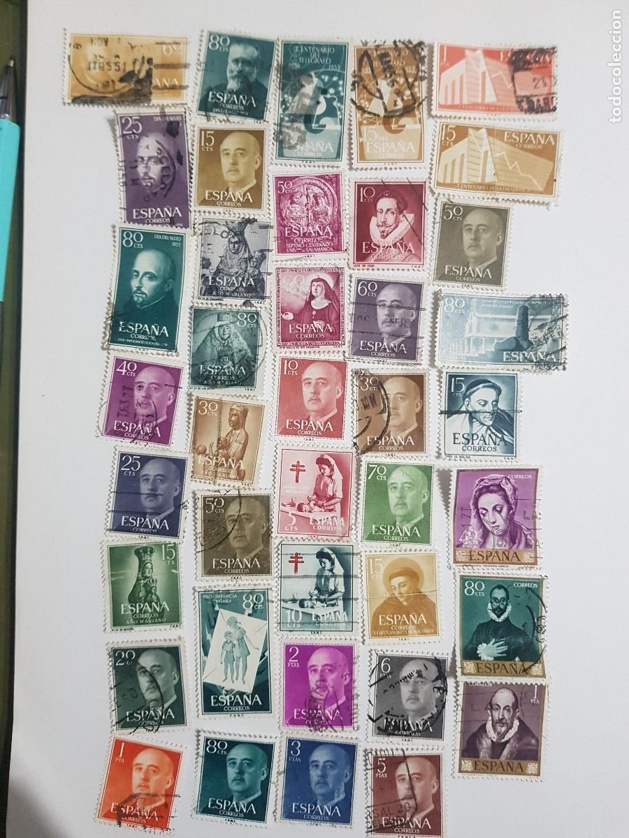 Sellos: 40 SELLOS VARIADOS DE DIFERENTES A&Ntilde;0S - Foto 6