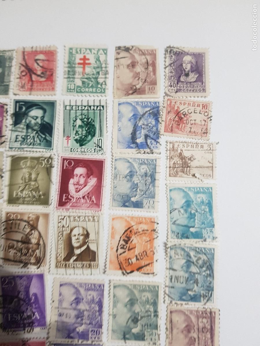 Sellos: 40 SELLOS VARIADOS DE DIFERENTES A&Ntilde;0S - Foto 3