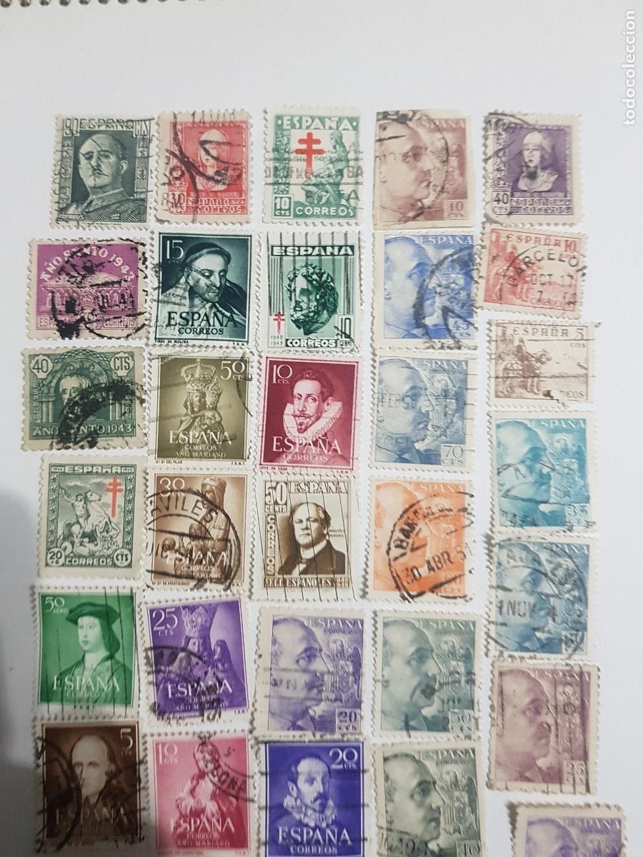 Sellos: 40 SELLOS VARIADOS DE DIFERENTES A&Ntilde;0S - Foto 4