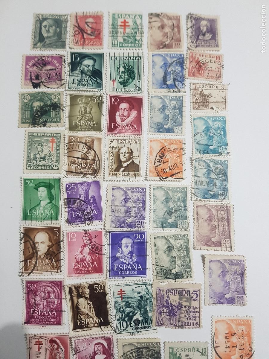Sellos: 40 SELLOS VARIADOS DE DIFERENTES A&Ntilde;0S - Foto 6